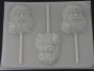 227 Santa Face Large Chocolate or Hard Candy Lollipop Mold
